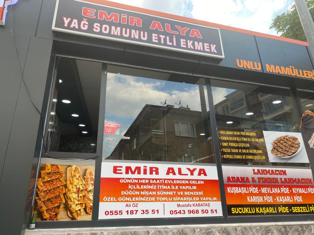 Emir alya yağ somunu etli ekmek