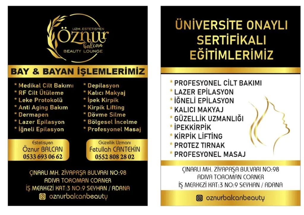 Öznur Balcan Güzellik Beauty Lounge