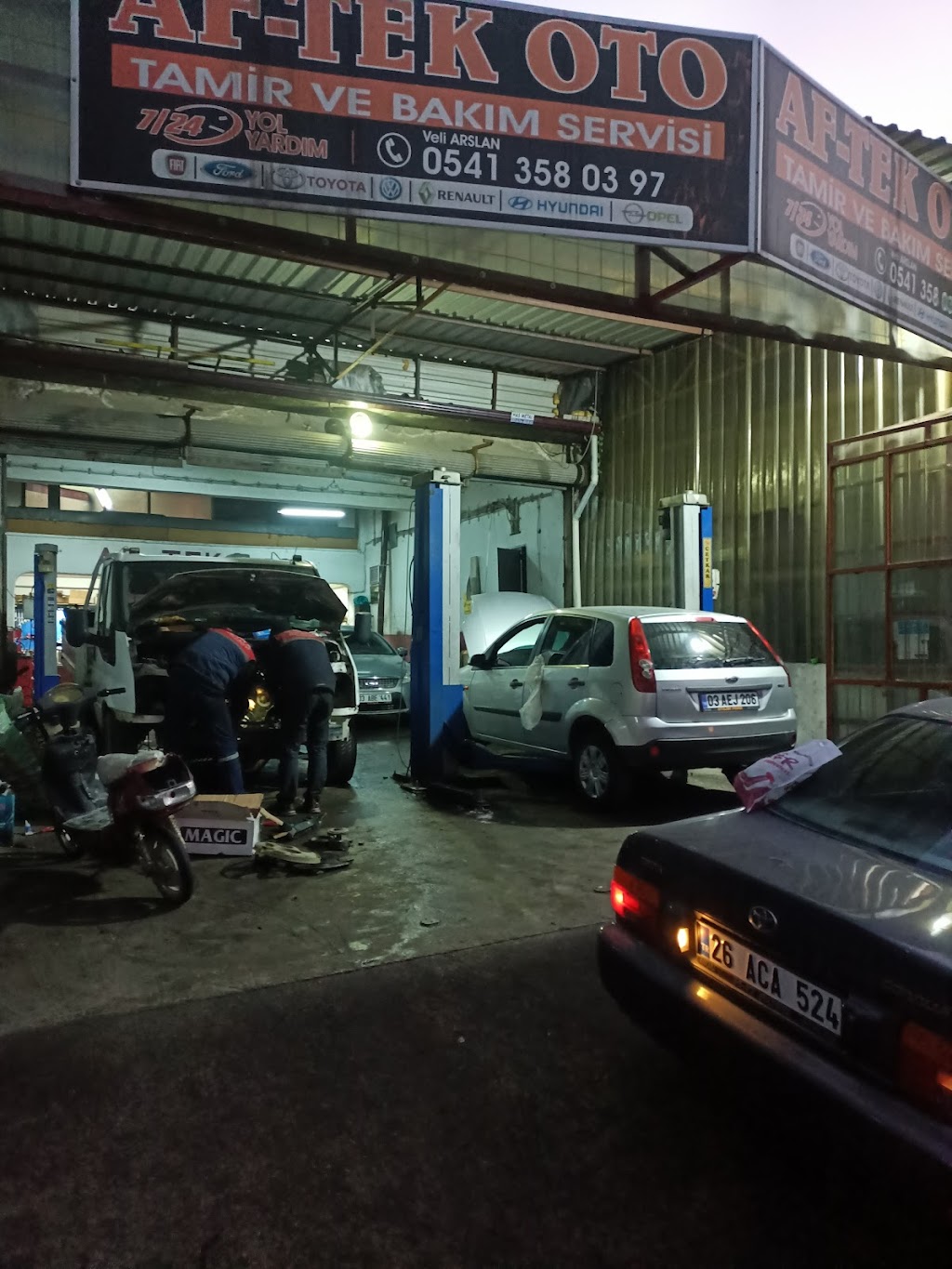 Aftek Oto Tamir Ve Bakım Servisi Afyon Yol Yardım Afyon Tamirci