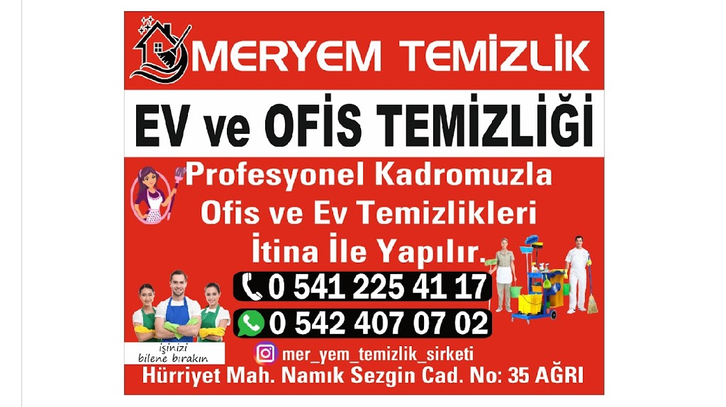 Ağrı Temizlik - Meryem Temizlik LTD. ŞTİ.