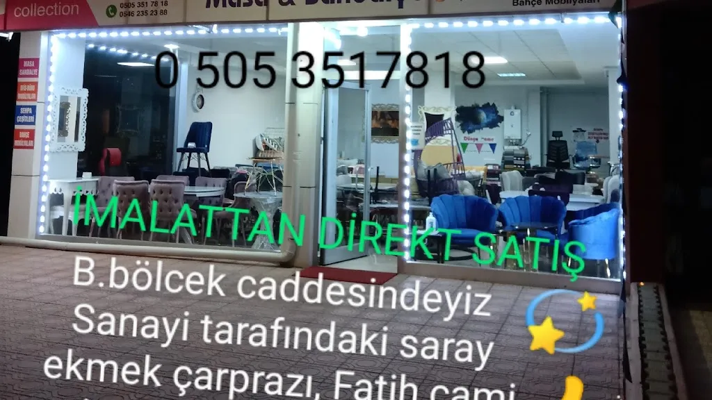 Aksaray Dünya Home Masa & Sandalye