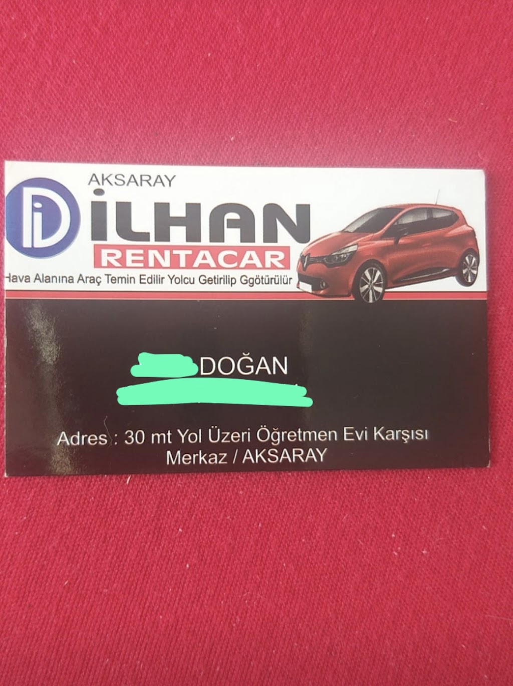 Dogan Rent A Car İlhan Dogan