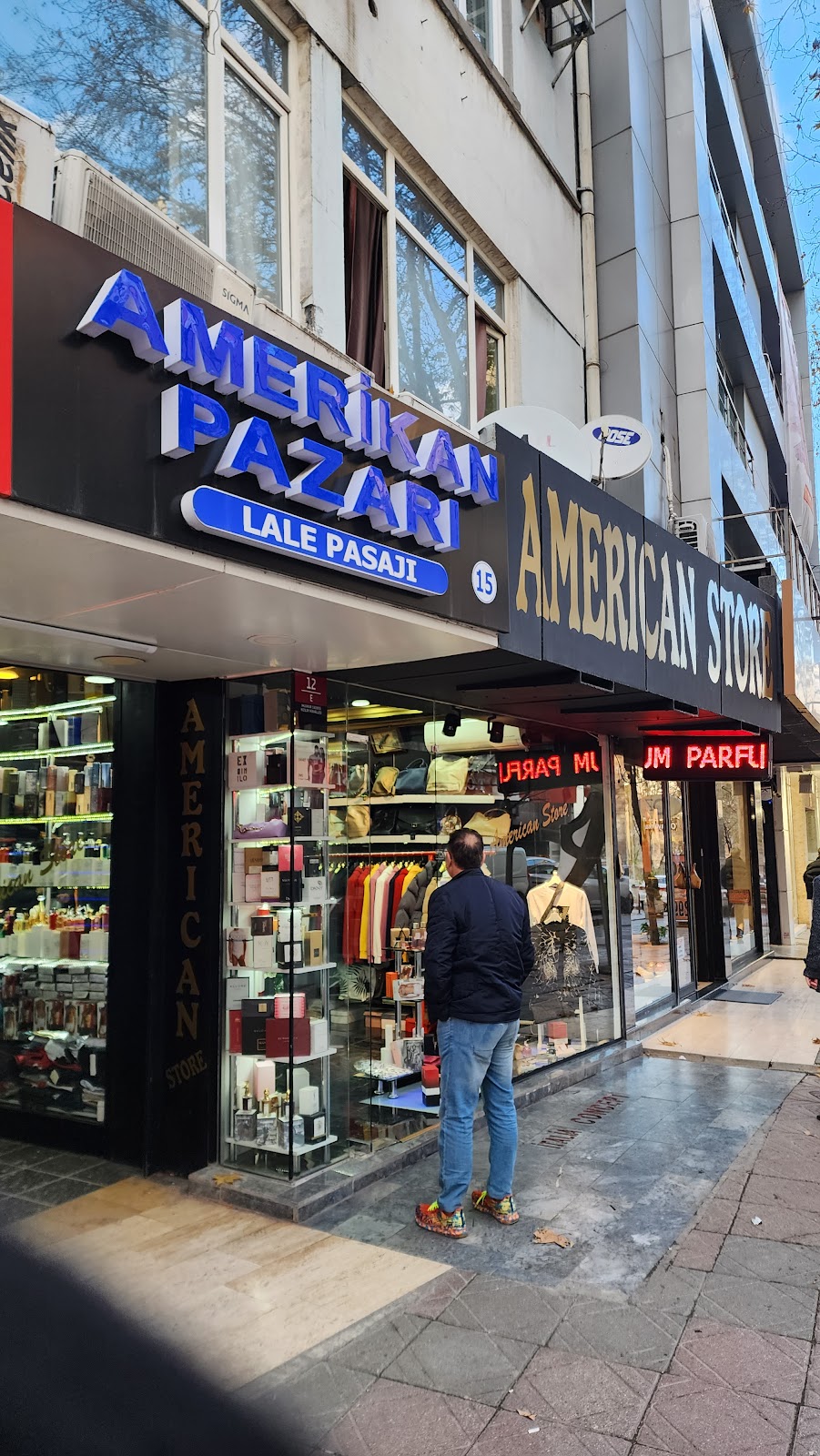 Amerikan store orjinal bay&bayan tester