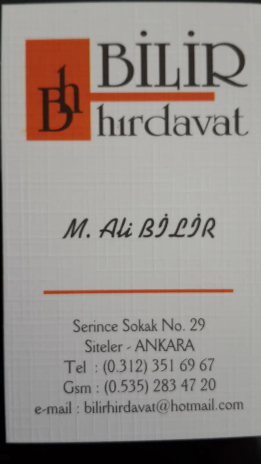 Bilir Hırdavat