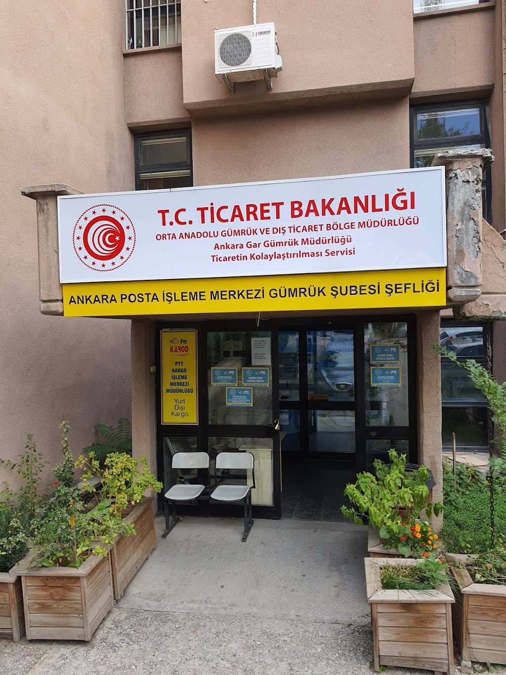 T.C. Gümrük ve Ticaret Bakanlığı Orta Anadolu Gümrük ve Ticaret Bölge Müdürlüğü Ankara Gar Gümrük Müdürlüğü Posta İşlemleri Servisi