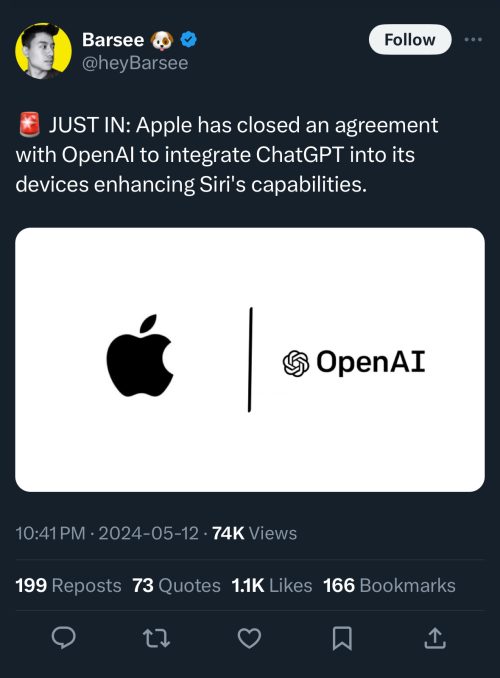 Apple ve OpenAI, ChatGPT Özelliklerini Siri ve iOS 18’e Getirmek İçin Anlaşabilir