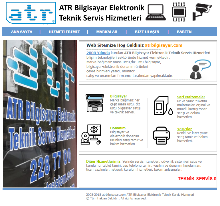 ATR Bilgisayar Elektronik Teknik Servis Hizmetleri