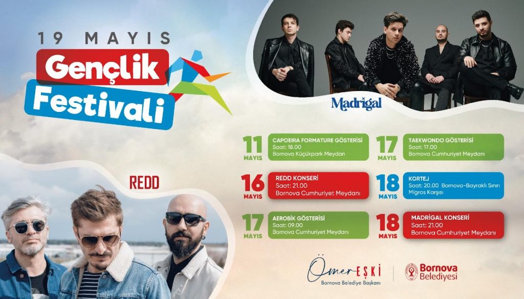 Bornova’da 19 Mayıs’a özel ‘Gençlik Festivali’