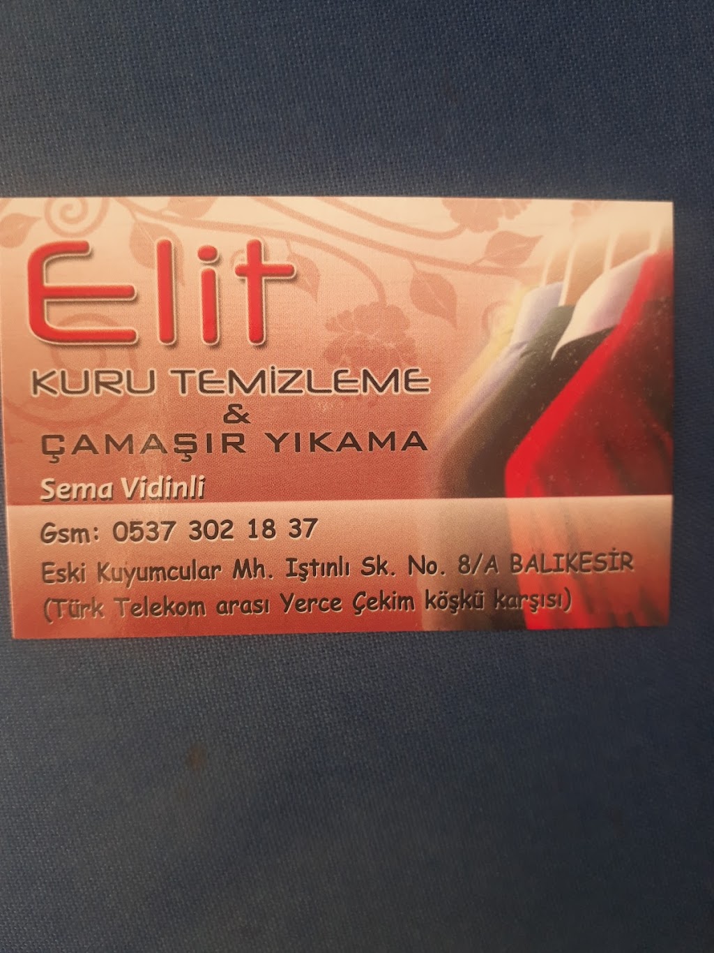 ELİT KURU TEMİZLEME