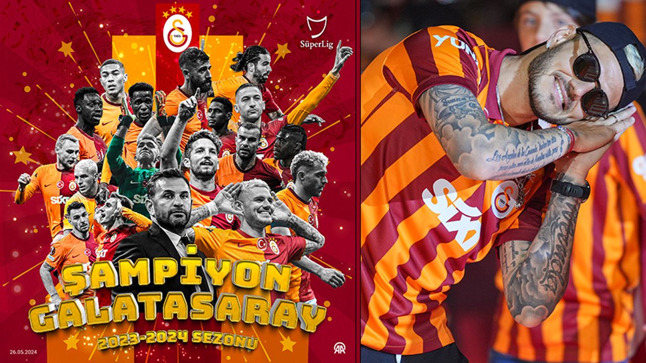 Galatasaray, şampiyonluğuyla Avrupa'da ilk 10'da