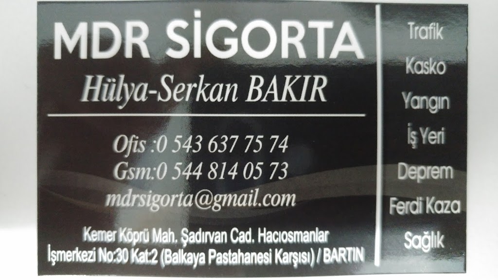 MDR SERKAN BAKIR SİGORTA&SERKAN BAKIR EMLAK GAYRİMENKUL