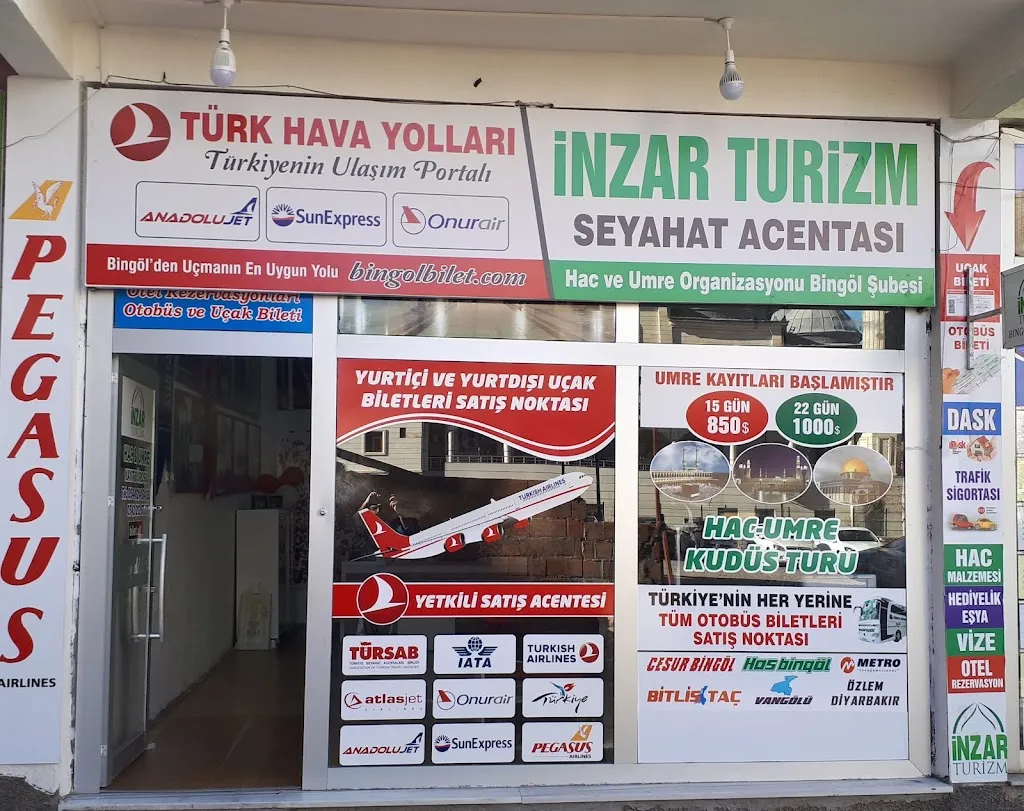 İnzar Turizm Bingöl Şubesi