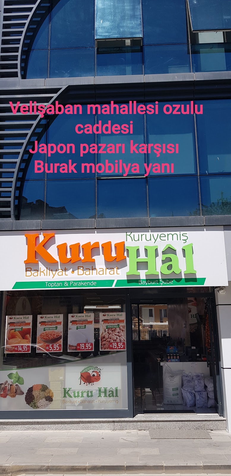 Kuru hâl mağazası Bayburt