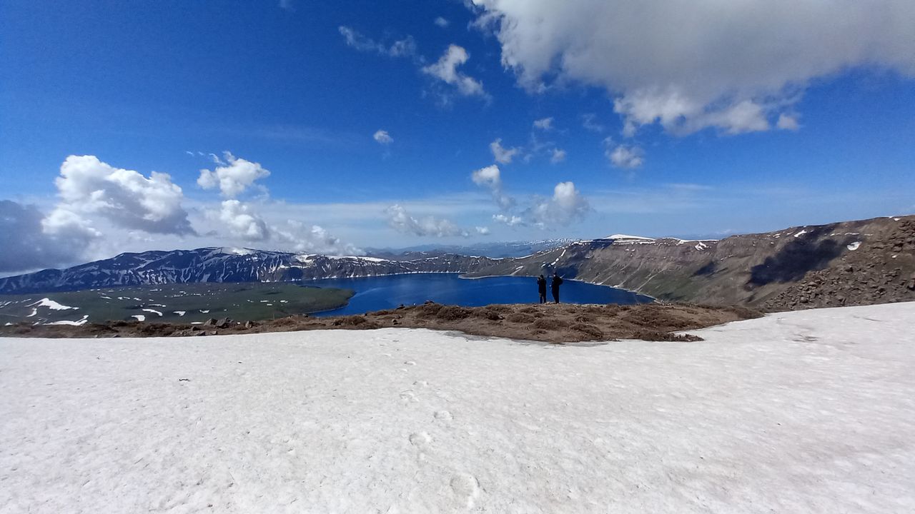 Nemrut Kalderası'nın iki yanı da cennet!