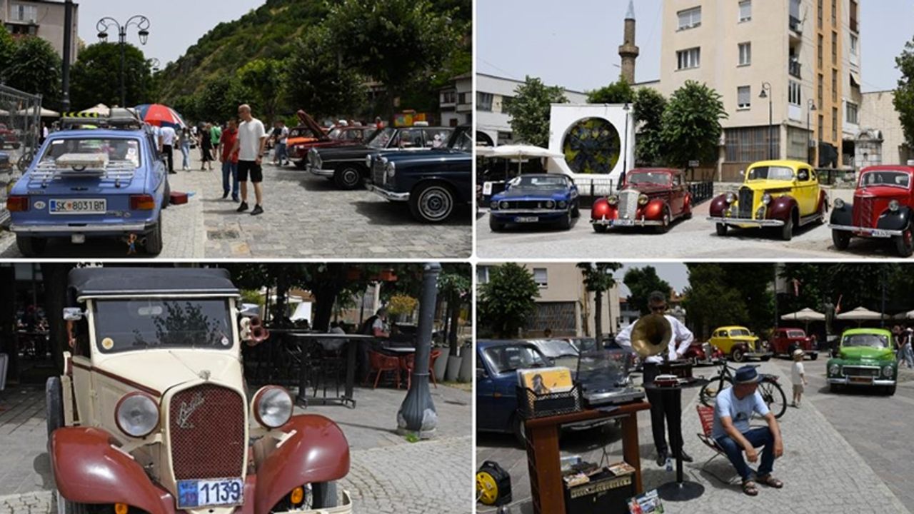 Prizren'de klasik otomobil festivali düzenlendi