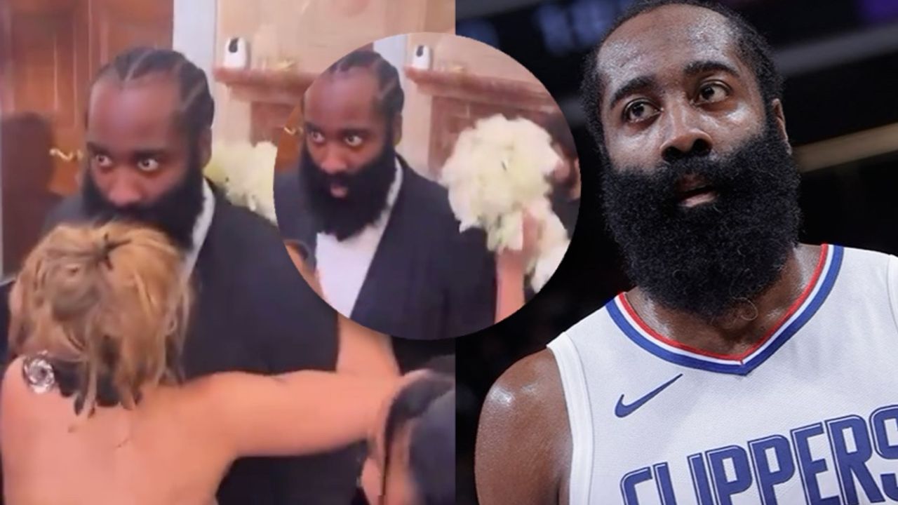 Sevgilisi gelin buketini yakaladı: NBA yıldızı James Harden kameraya böyle yakalandı!