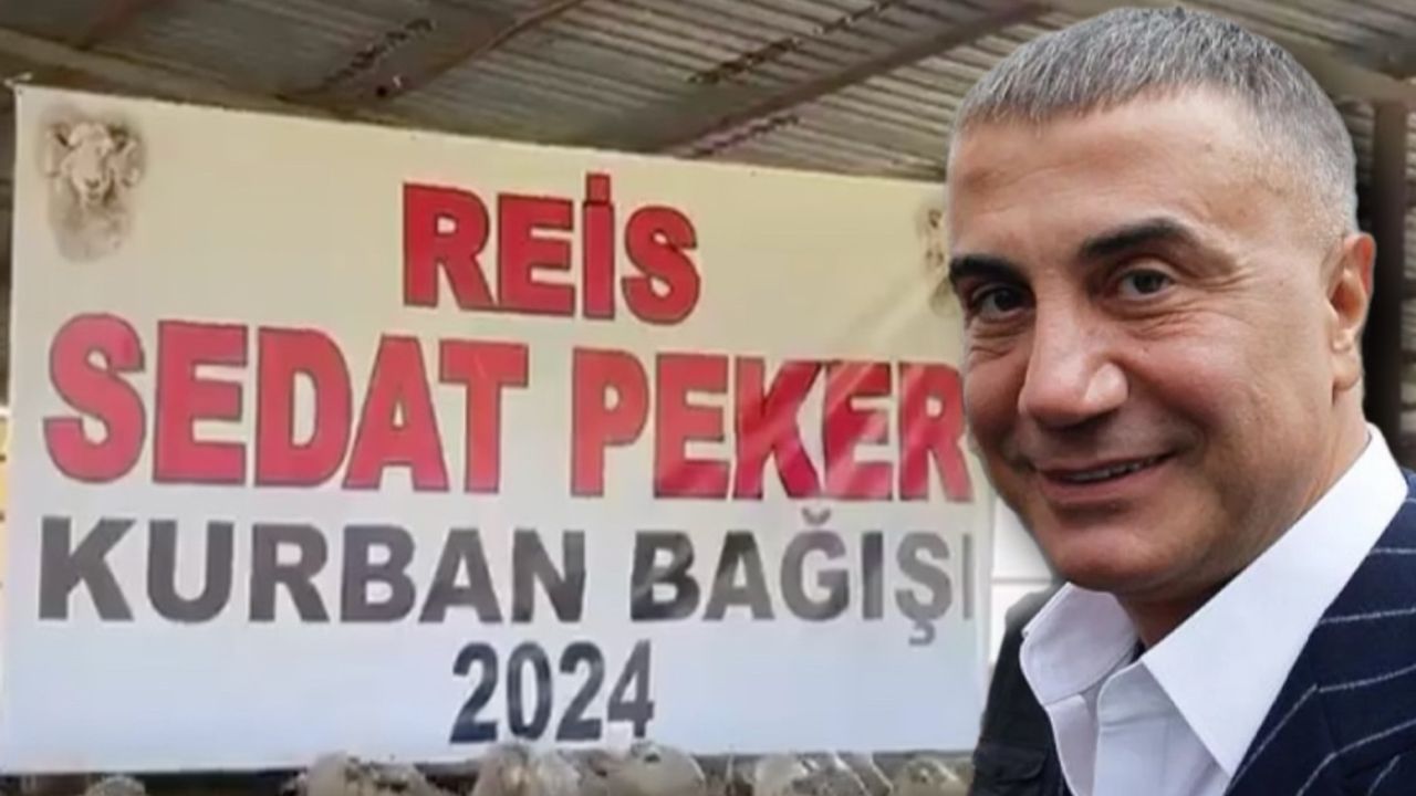 Suç örgütü lideri Sedat Peker'den memleketine 3 TIR kurban bağışı!