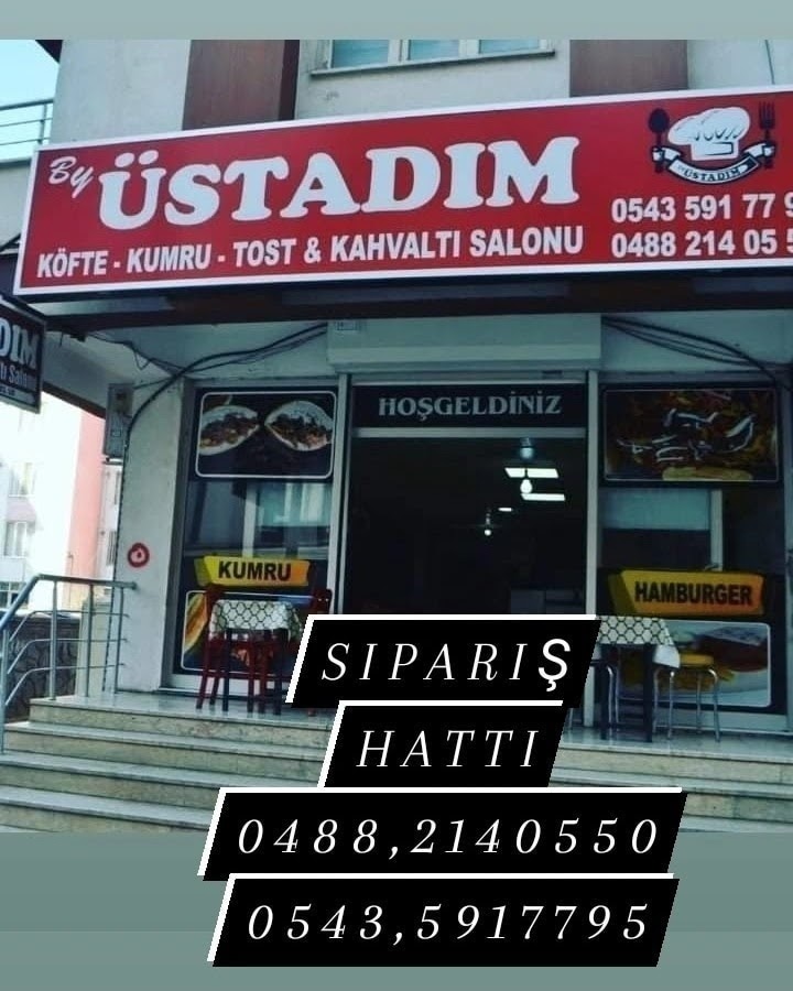 Üstadim kumru köfte tost arnavut cigeri kahvaltı salonu