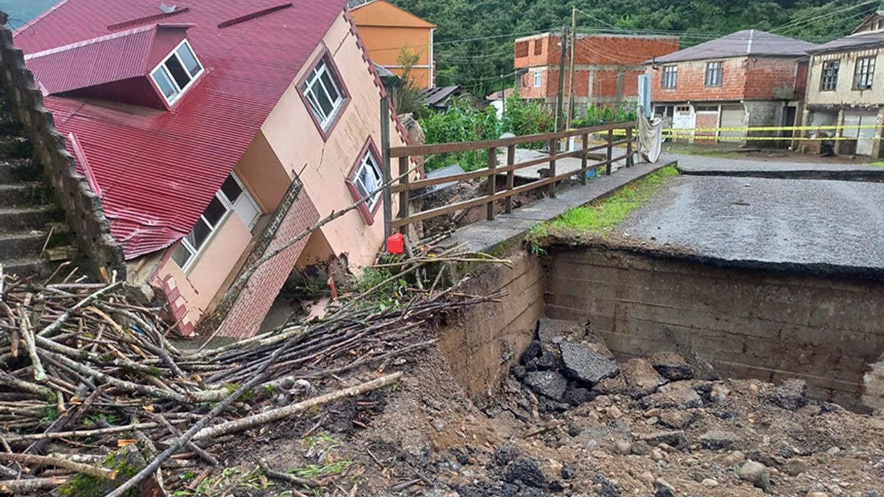 Giresun’da şiddetli yağışlar felakete yol açtı