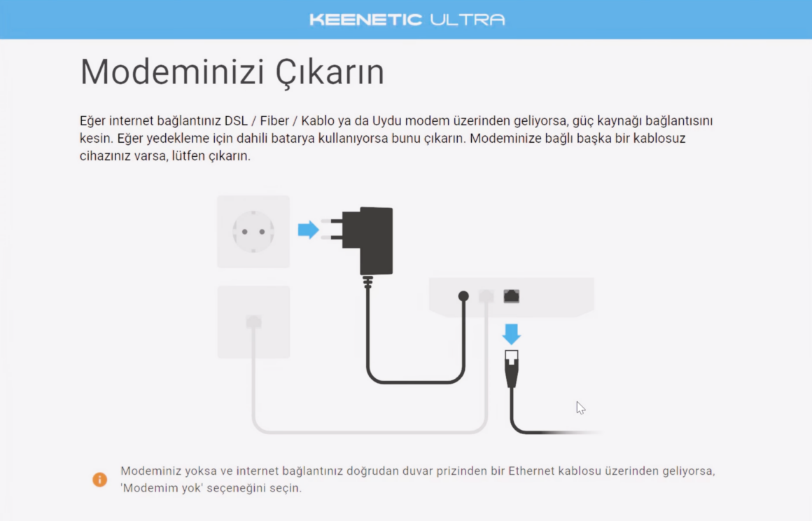 Keenetic Modem Kurulumu Nasıl Yapılır?