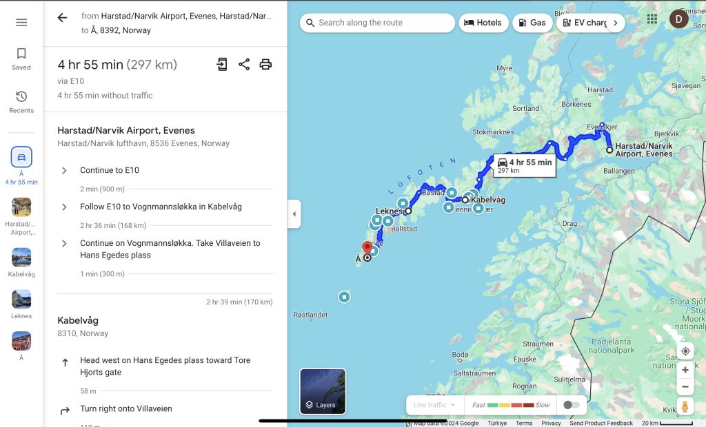 Lofoten Adaları Gezisi Planlama