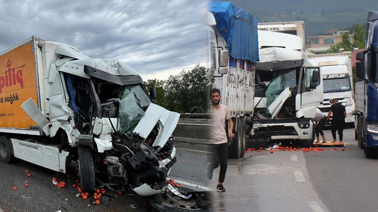 Sakarya'da zincirleme kaza: Çok sayıda araç birbirine girdi!