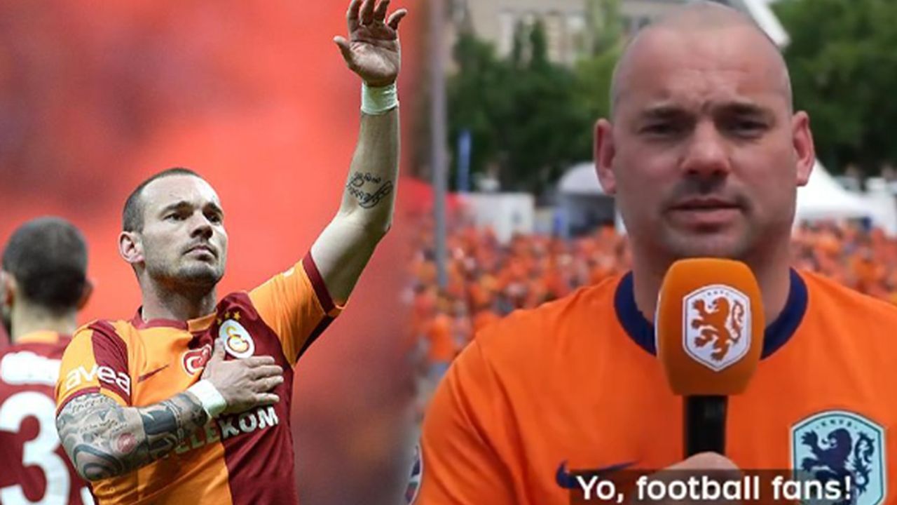 Sneijder'den olay açıklama! Türkiye için ne söyledi?