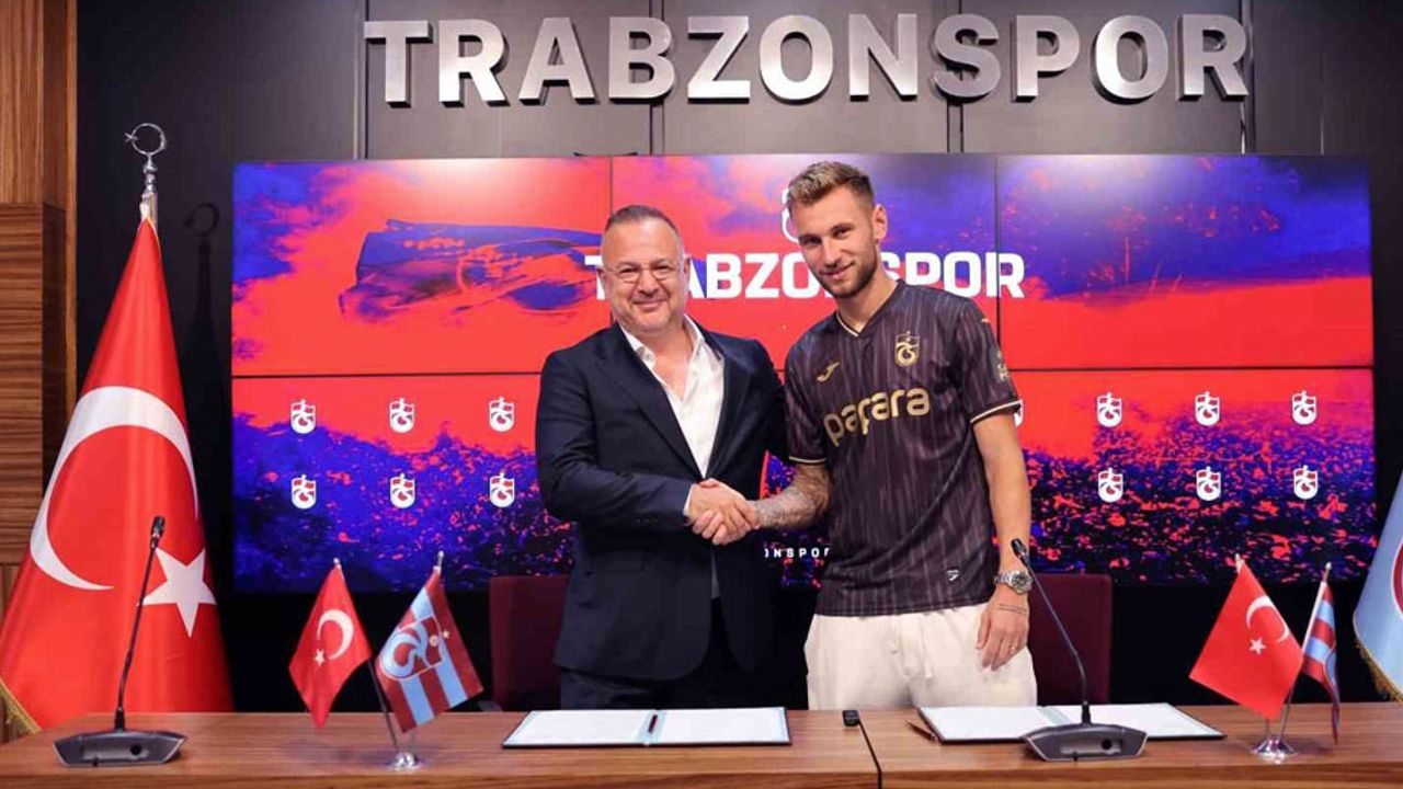 Trabzonspor, Denis Draguş için imza töreni düzenledi