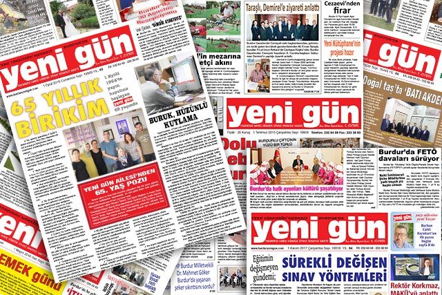 Yenigün Gazetesi Burdur