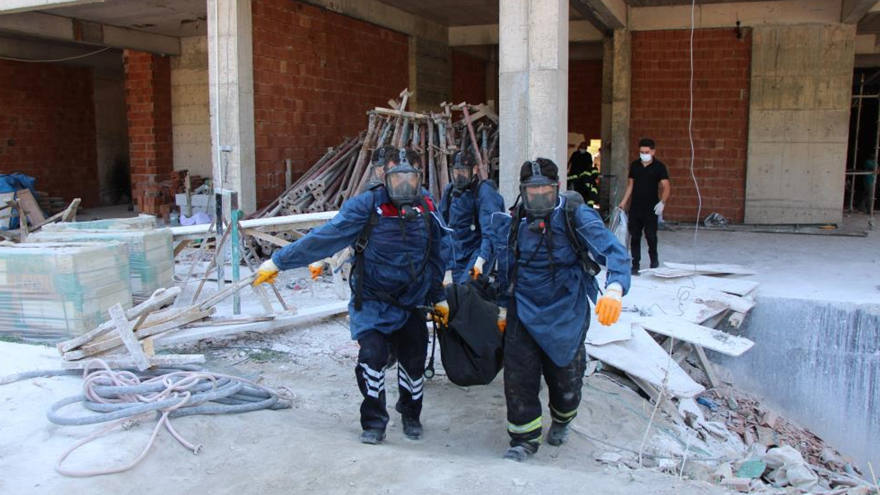 Amasya'da inşaatta ceset bulundu